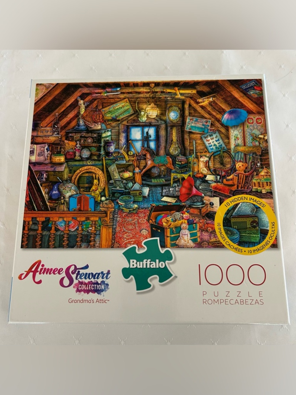 Aimee Stewart -Grandma's Attic 1000 Piece Buffalo Jigsaw Puzzle
